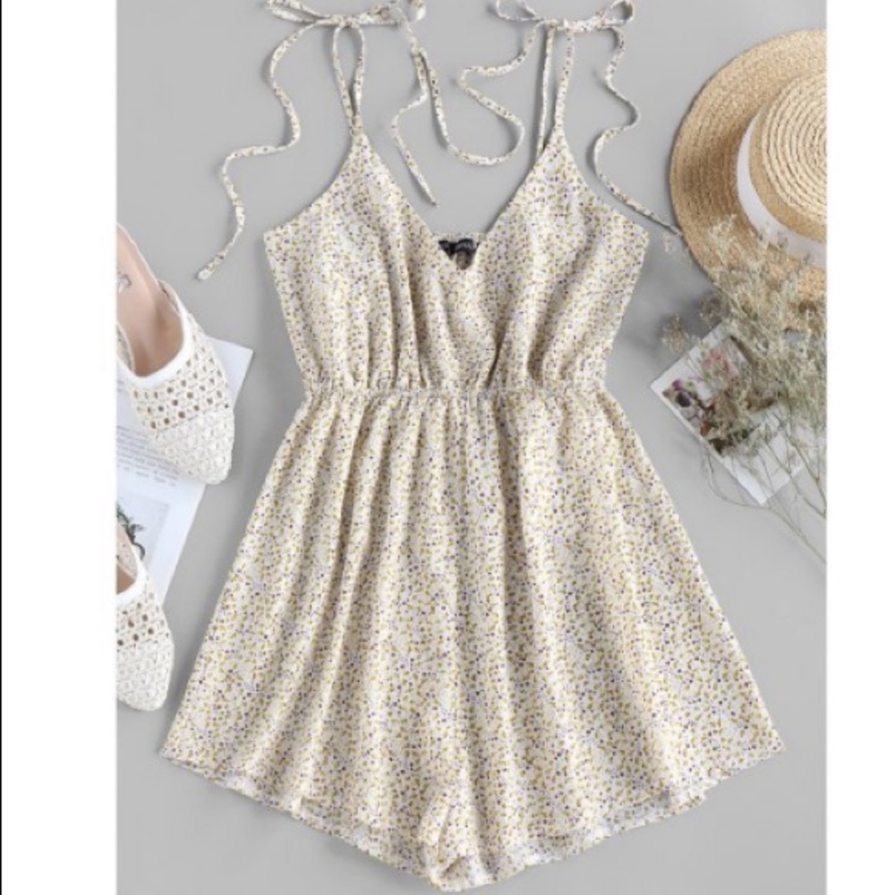 Zaful tie romper